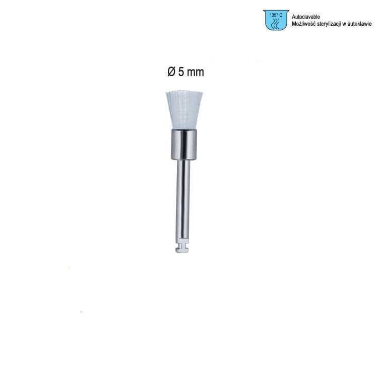 Prophylaxis brushes medium RA, nylon (Pack of 50 pieces) – oficiali Falcon Medical produkto nuotrauka