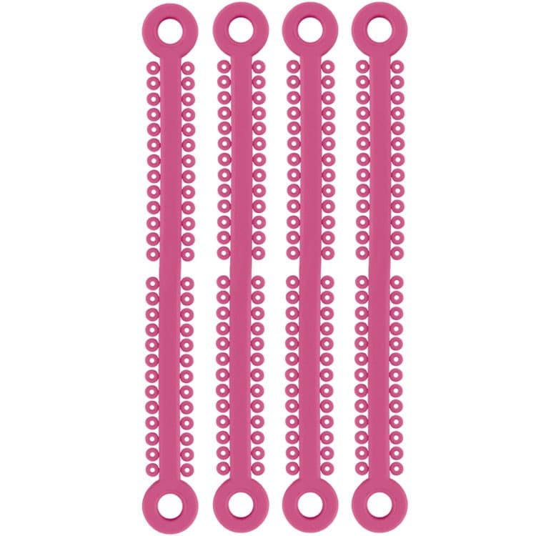 ElastoMax Duo ligatures, Latex free, hot pink (20 sticks, 1008 ligatures) – oficiali Falcon Medical produkto nuotrauka