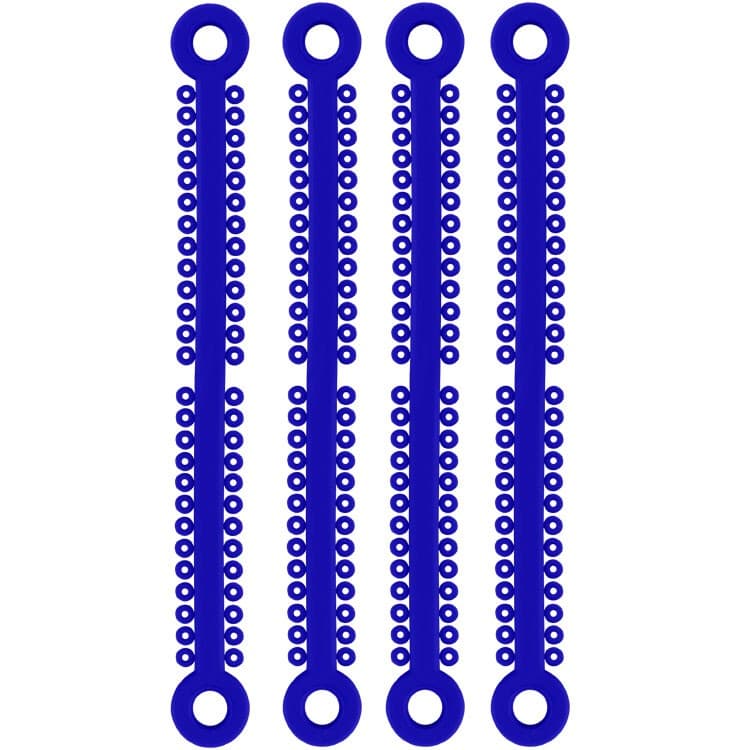 ElastoMax Duo ligatures, Latex free, blue (20 sticks, 1008 ligatures) – oficiali Falcon Medical produkto nuotrauka