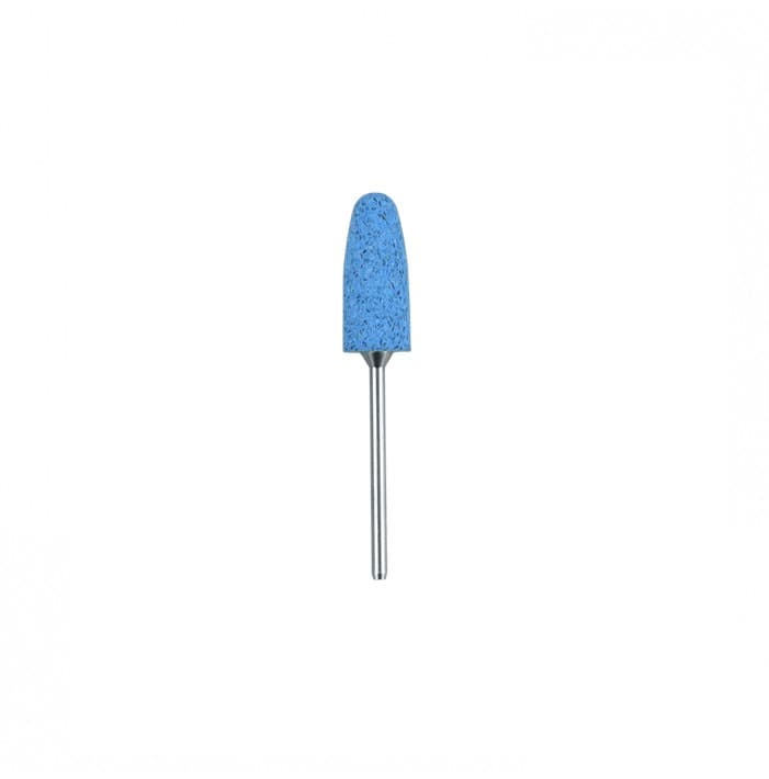Super silicone acrylic polisher medium grit dark blue ø 10 x 24mm HP 104 – oficiali Falcon Medical produkto nuotrauka