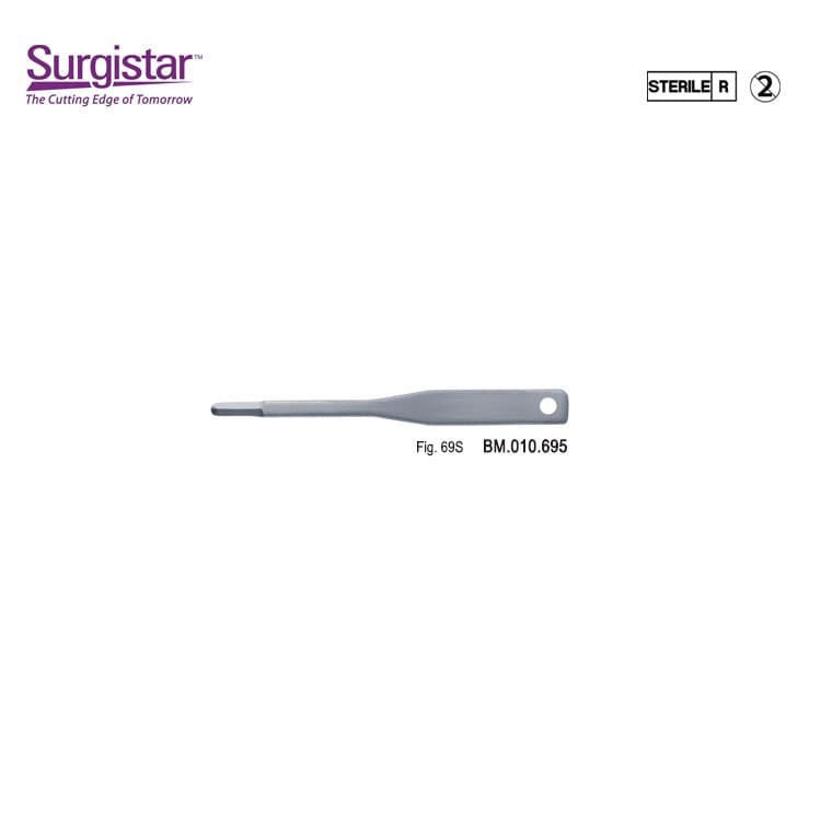 Scalpel blade micro mini fig. 69S (Pack of 6 pieces) – oficiali Falcon Medical produkto nuotrauka