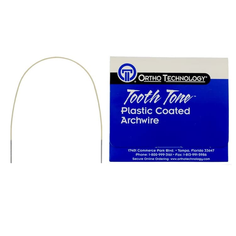 SS Tooth Tone round archwire lower .020″ – oficiali Falcon Medical produkto nuotrauka