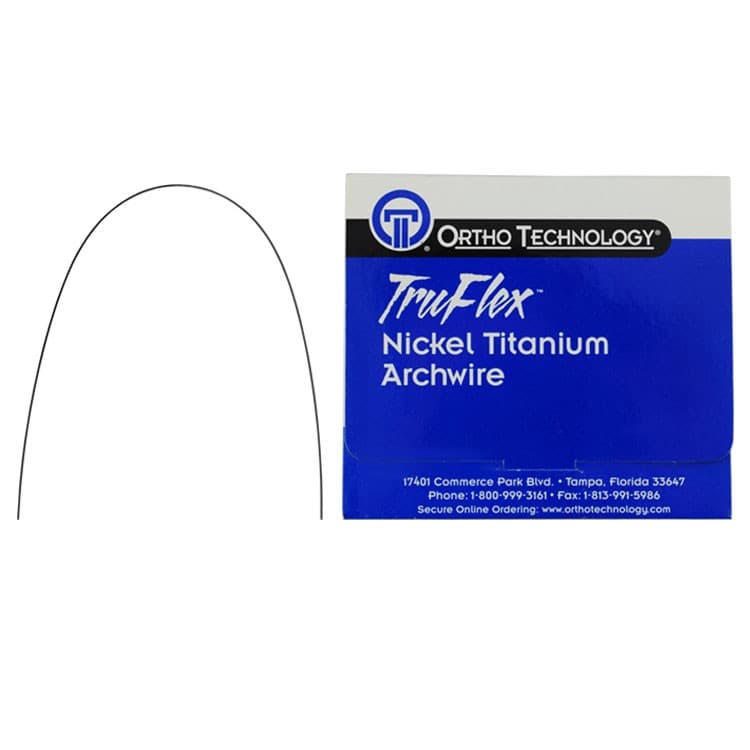 TruFlex NiTi Euro-Form square archwire upper .020″ x .020″ – oficiali Falcon Medical produkto nuotrauka