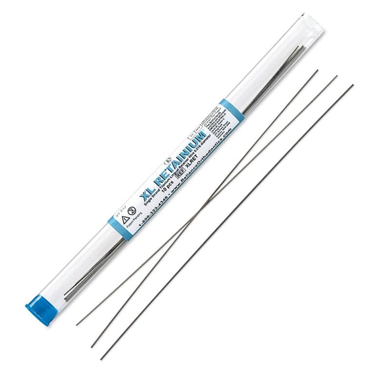 RetainiumXL® nickel free lingual retainer wire, .027” x .016” 15cm, 6″ (10 pieces) – oficiali Falcon Medical produkto nuotrauka