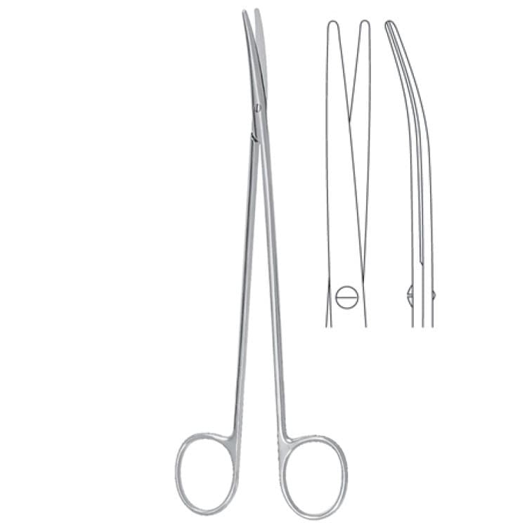 Scissors Metzenbaum Fino curved 180mm delicate – oficiali Falcon Medical produkto nuotrauka