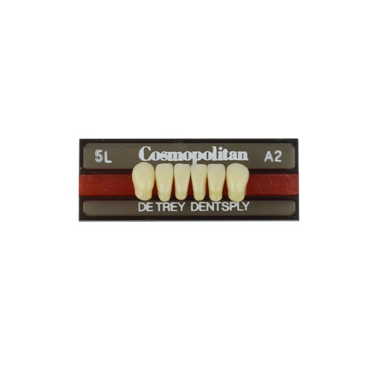 Acrylic teeth lower anteriors no 5L, color A2, 6 pieces – oficiali Falcon Medical produkto nuotrauka