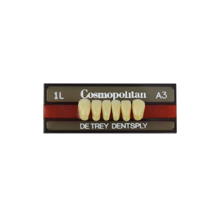 Acrylic teeth lower anteriors no 1L, color A3, 6 pieces – oficiali Falcon Medical produkto nuotrauka