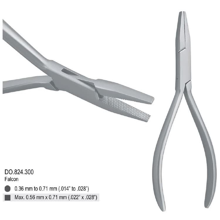 Pliers wire bending flat nose Falcon – oficiali Falcon Medical produkto nuotrauka