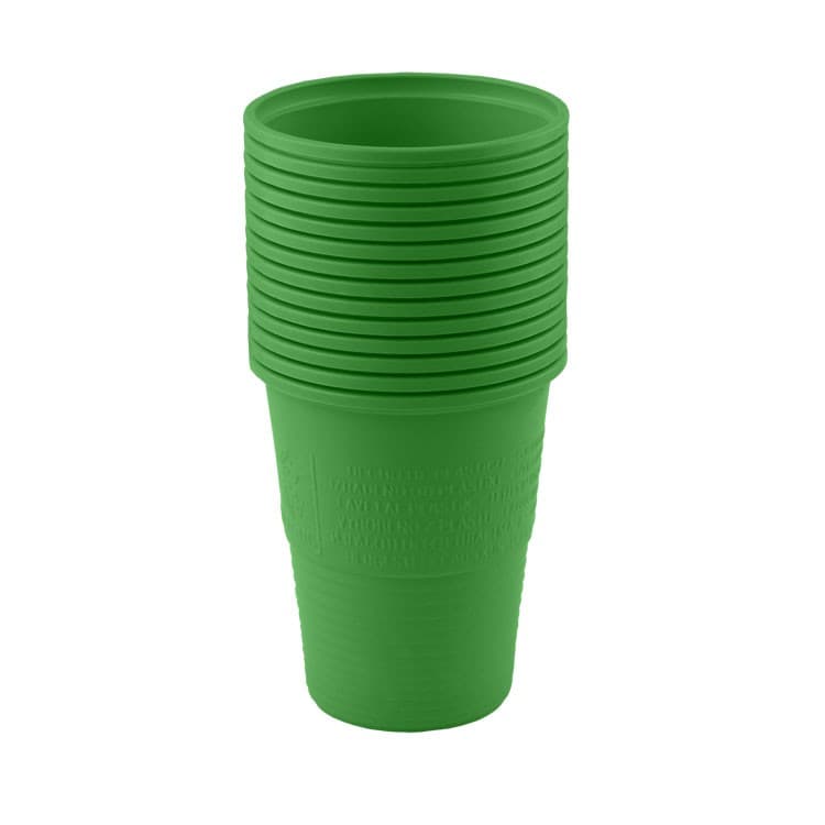 Disposable plastic cups green 200ml (Pack of 100 pieces) – oficiali Falcon Medical produkto nuotrauka