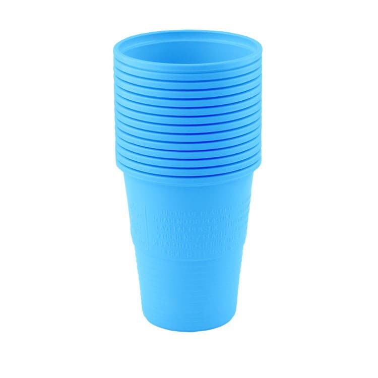 Disposable plastic cups light blue 200ml (Pack of 100 pieces) – oficiali Falcon Medical produkto nuotrauka