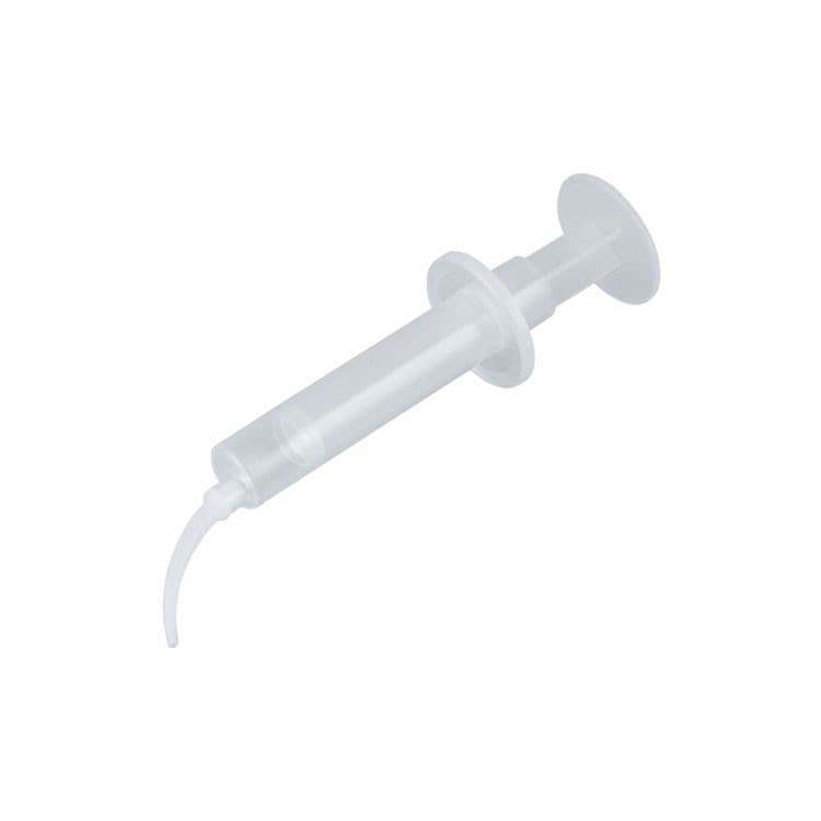 DENTALINE disposable Impression syringes curved 12 ml (Pack of 50 pieces) – oficiali Falcon Medical produkto nuotrauka