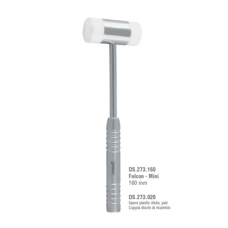 Falcon Mini-Mallet with plastic head 160mm – oficiali Falcon Medical produkto nuotrauka