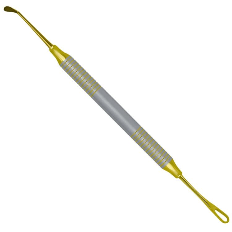 Classic-Lite Raspatory for fine tissue fig. 1, TIN coated – oficiali Falcon Medical produkto nuotrauka