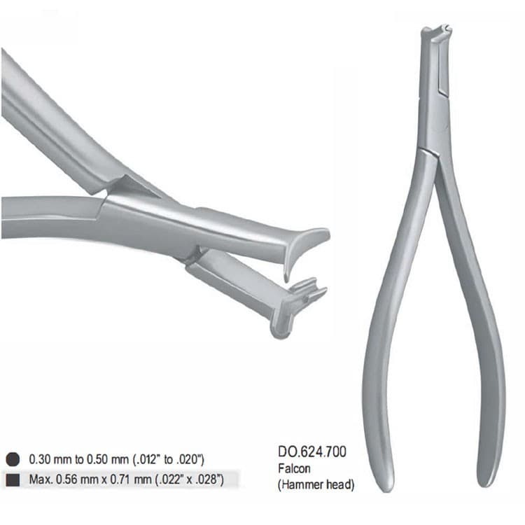 Pliers distal end bending – oficiali Falcon Medical produkto nuotrauka