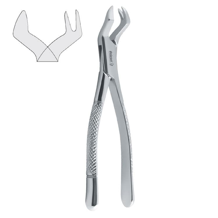 Extraction forceps American pattern fig. 88L Nevius – oficiali Falcon Medical produkto nuotrauka