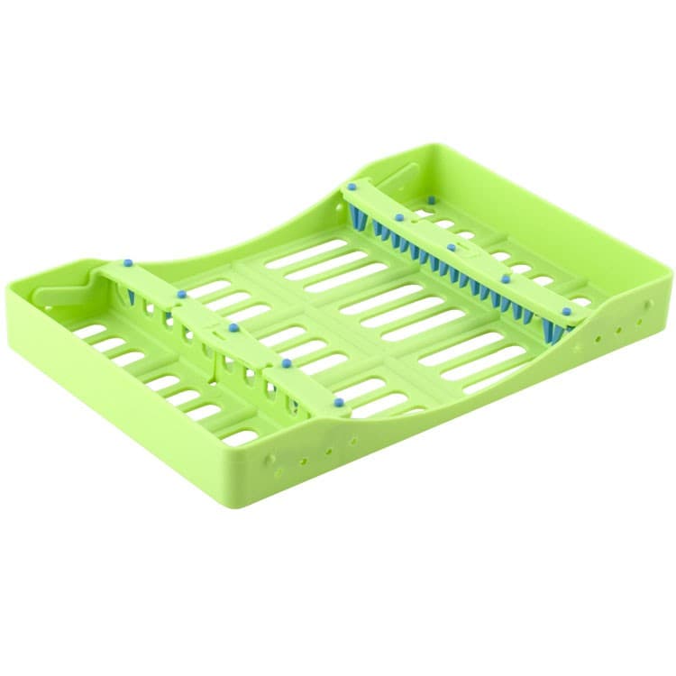 Cassette tray plastic autoclavable green 210 x 138mm – oficiali Falcon Medical produkto nuotrauka