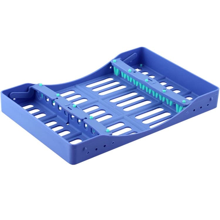 Cassette tray plastic autoclavable blue 210 x 138mm – oficiali Falcon Medical produkto nuotrauka