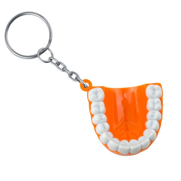 Tooth shape dental keychain orange – oficiali Falcon Medical produkto nuotrauka