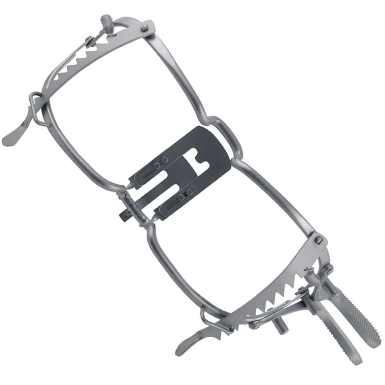 Whitehead mouth gag w/tongue depressor 110mm – oficiali Falcon Medical produkto nuotrauka