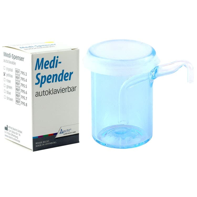 Medi-Spenser with silicone membrane blue autoclavable – oficiali Falcon Medical produkto nuotrauka