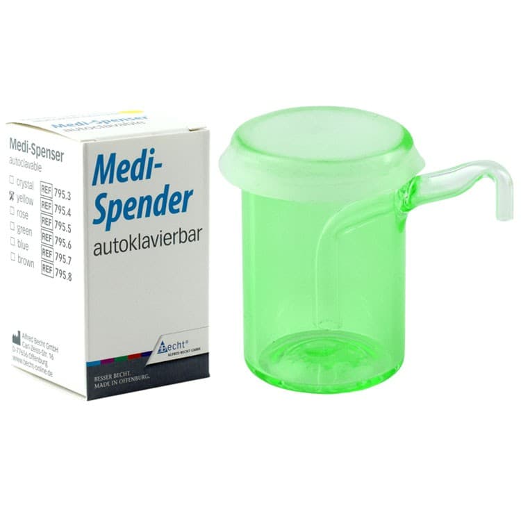 Medi-Spenser with silicone membrane green autoclavable – oficiali Falcon Medical produkto nuotrauka
