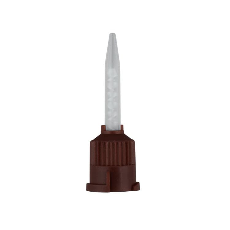 Mixing tips fine brown-short 40mm, 1:1 Ratio (Pack of 20 pieces) – oficiali Falcon Medical produkto nuotrauka