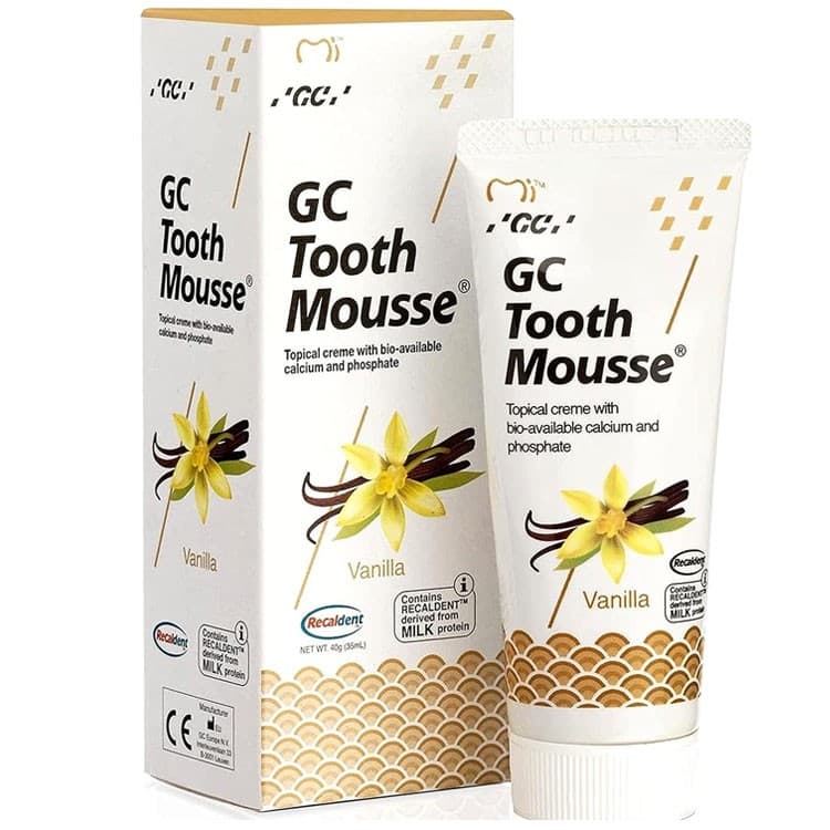 GC Tooth Mousse vanila 35ml – oficiali Falcon Medical produkto nuotrauka