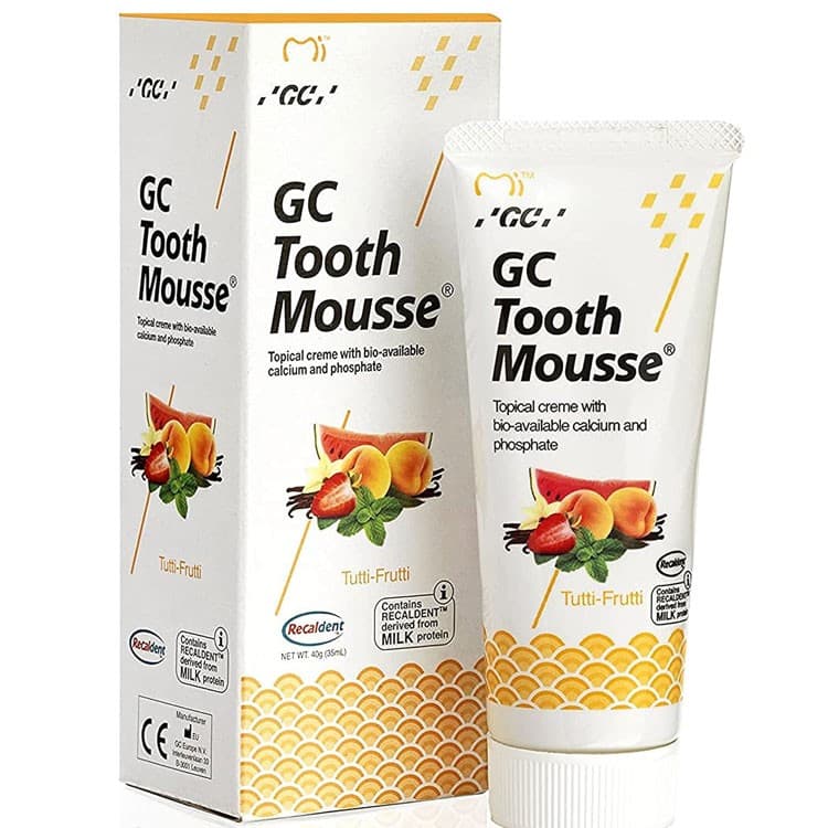 GC Tooth Mousse Tutti frutti 35ml – oficiali Falcon Medical produkto nuotrauka