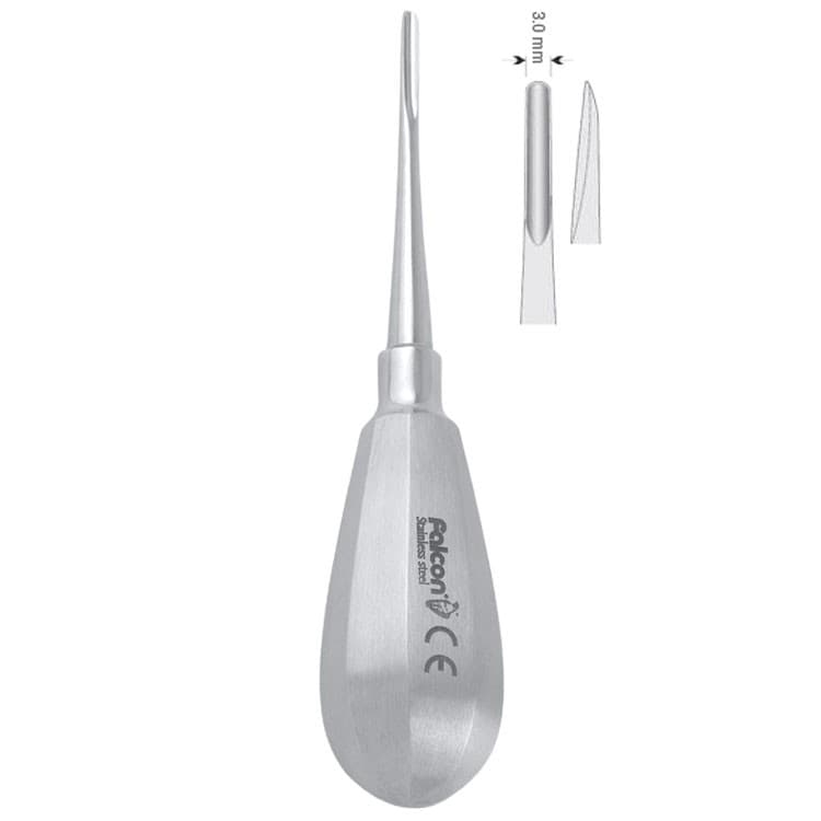 Elevator Bein 3mm fig. 4 – oficiali Falcon Medical produkto nuotrauka