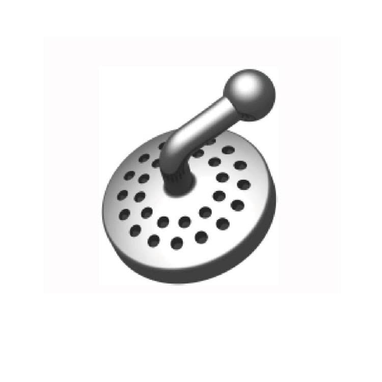 Lingual button bondable round perforated base with hook (Pack of 10 pieces) – oficiali Falcon Medical produkto nuotrauka