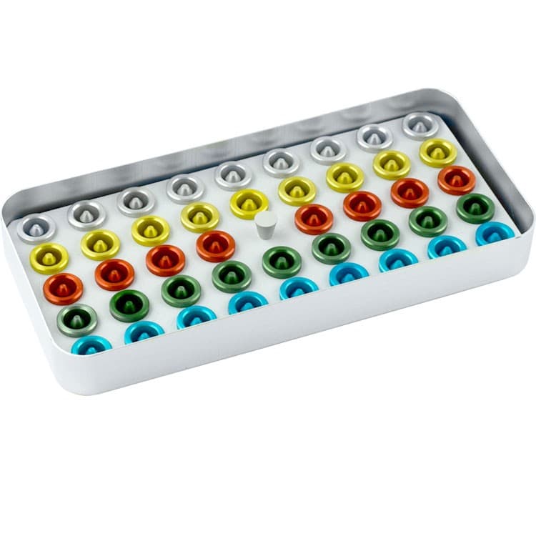 Cassettte for rotary instruments with stand 220 × 105 × 28 mm – oficiali Falcon Medical produkto nuotrauka