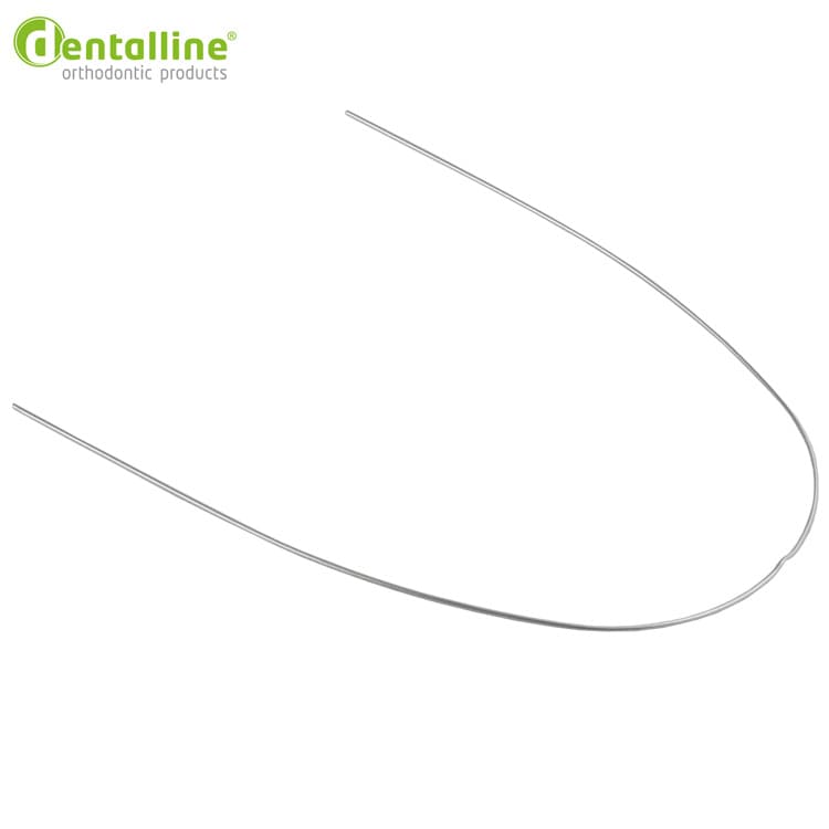 Dentalline NiTi super elastic Euro-Form rectangle archwires Dimpled lower (Pack of 10 pieces) – oficiali Falcon Medical produkto nuotrauka