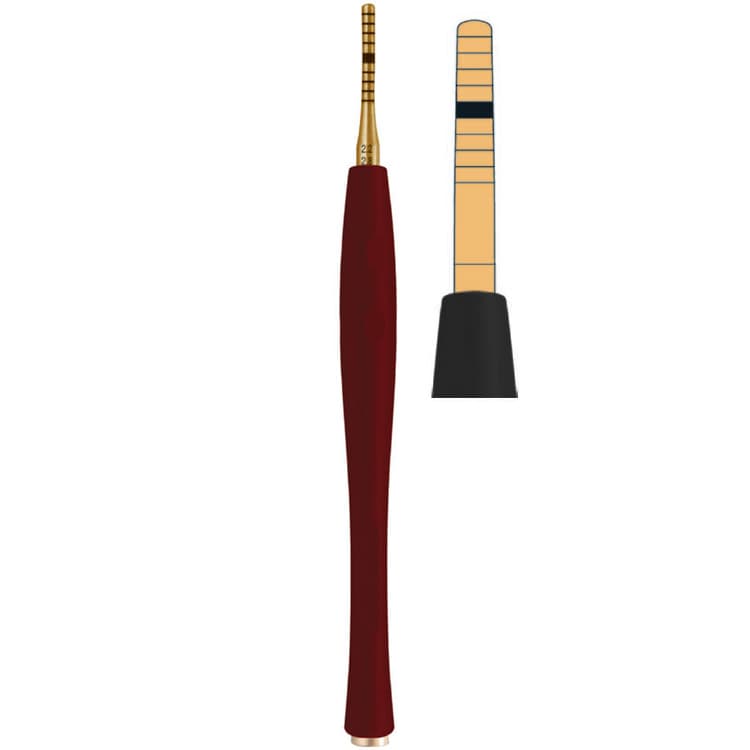Century-Line Condensing Osteotome, straight 4.2-4.8 mm (Black) – oficiali Falcon Medical produkto nuotrauka